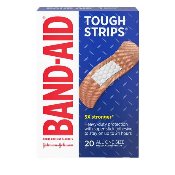 Band-Aid 20-Count Tough Strips Adhesive Bandages