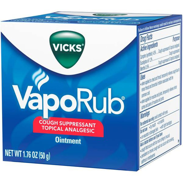 Vicks Vapor Cough Suppressant Rub Jar