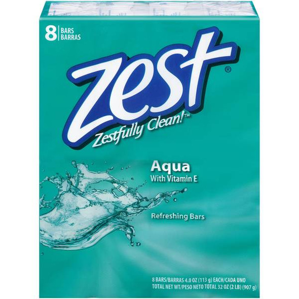 Zest 32 oz 8-Count Aqua Bar Soap