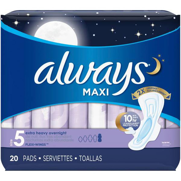 Always Maxi Pads Extra Heavy w/Wings