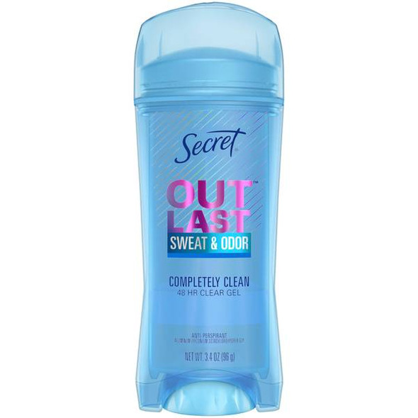 Secret 3.4oz Clear Gel Deodorant