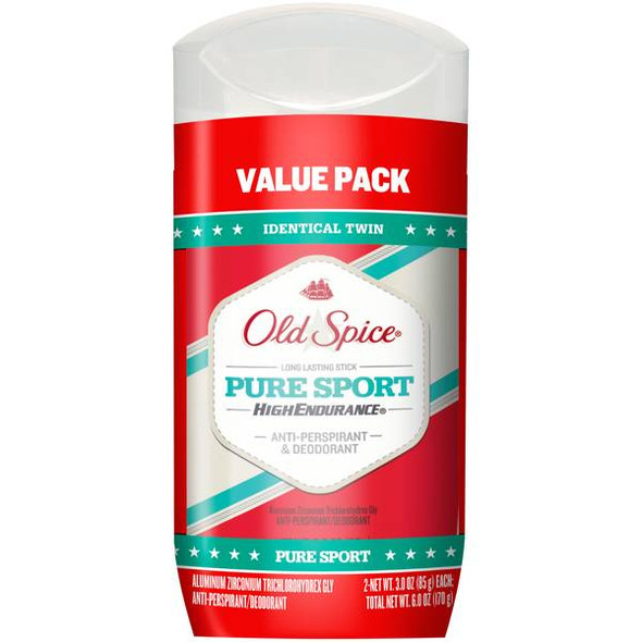 Old Spice 6 oz Pure Sport High Endurance Deodorant 2-Pack
