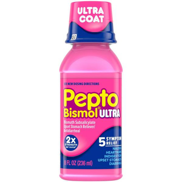 Pepto Bismol 8 oz Liquid Antacid Max Strength