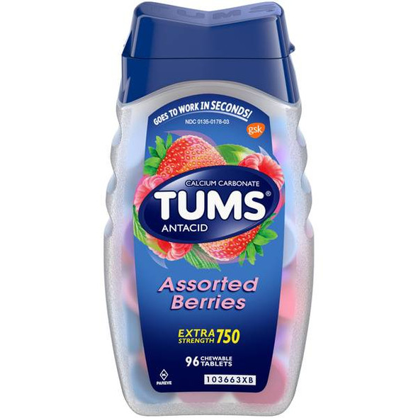 Tums Extra Strength Berry Fusion Antacids