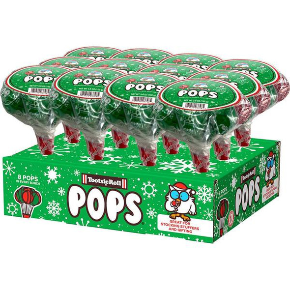 Tootsie Pop 8-Count Christmas Bunch Pops