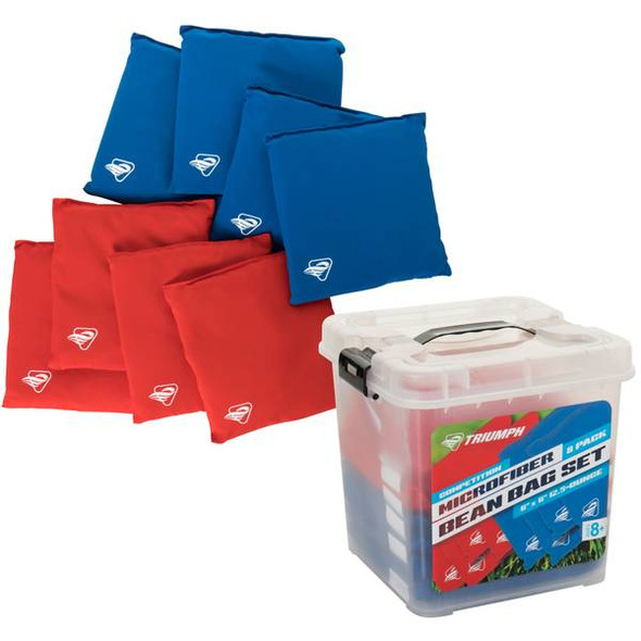 Escalade 8-Pack Red & Blue Bean Bag Set