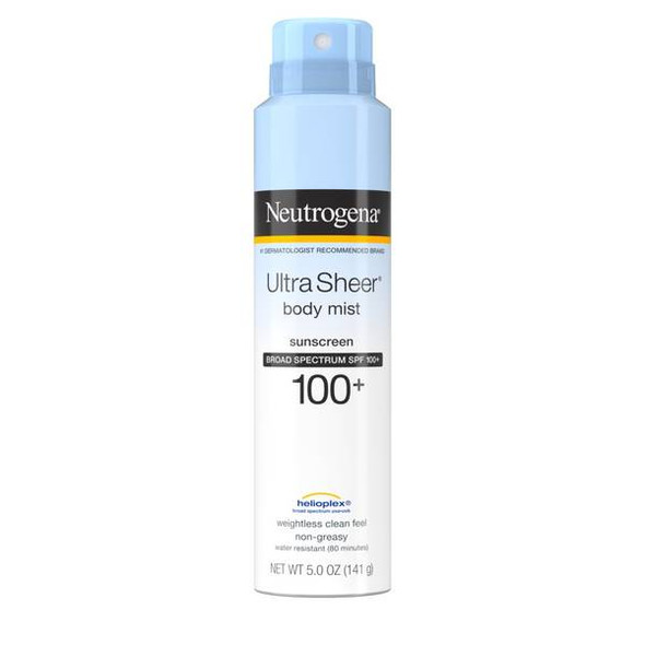 Neutrogena 5 oz SPF 100+ Ultra Sheer Lightweight Sunscreen Spray