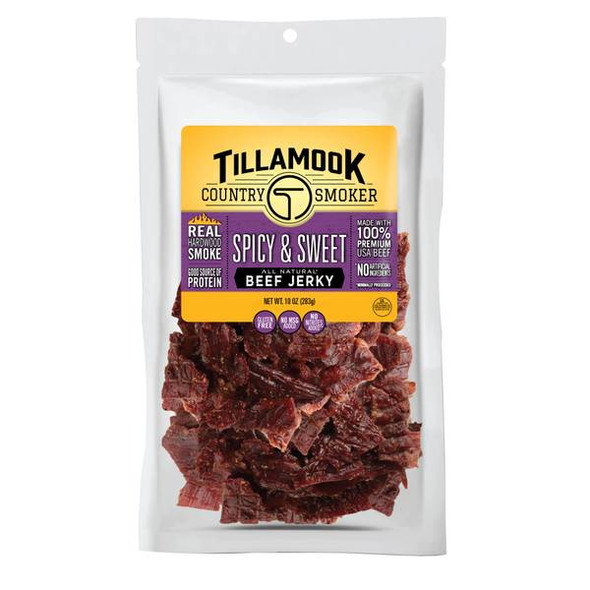 Tillamook Country Smoker 10 oz Spicy & Sweet Beef Jerky