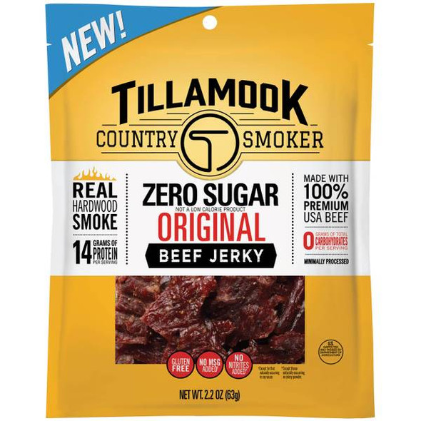 Tillamook Country Smoker 2.2 oz Original Zero Sugar Beef Jerky