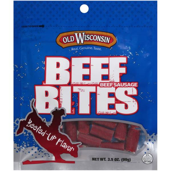 Old Wisconsin 3.5 oz Beef Snack Bites