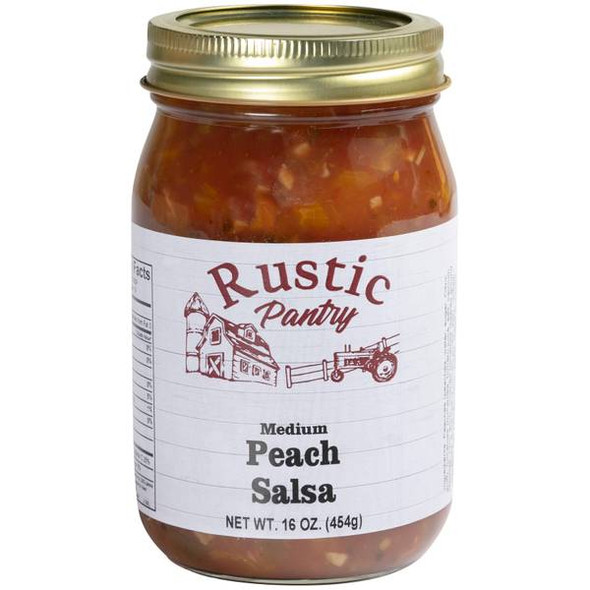Rustic Pantry 16 oz Peach Salsa