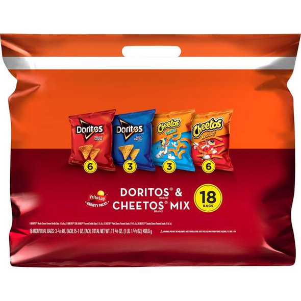 Lay's 18-Count Doritos & Cheetos Mix Variety Pack