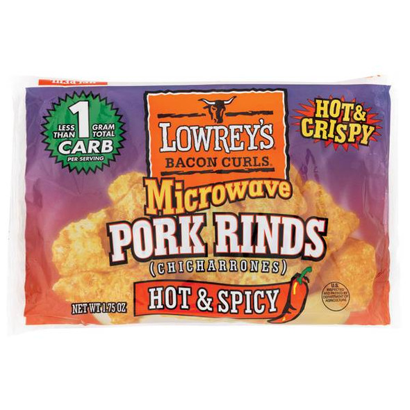 Lowrey's 1.75 oz Spicy Bacon Curls