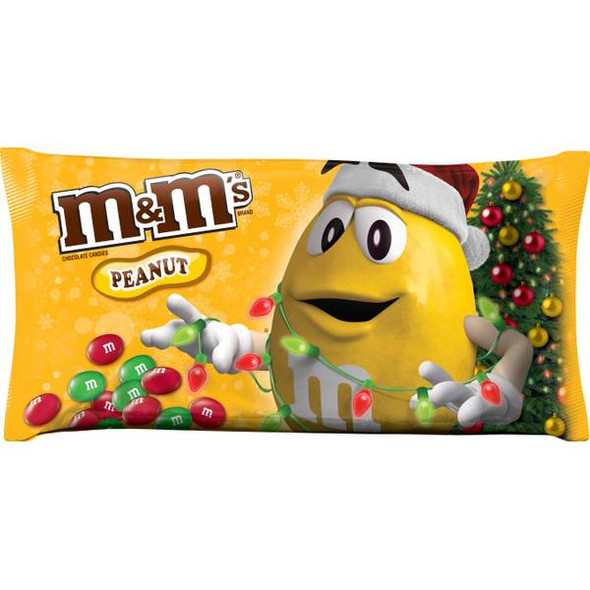 M&M's 10 oz Christmas Peanut Share Size