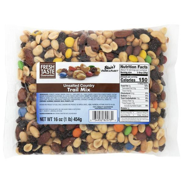 Blain's Farm & Fleet 16 oz Unsalted Country Trail Mix