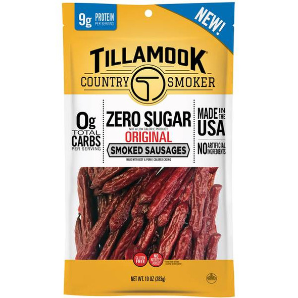 Tillamook Country Smoker 10 oz Zero Sugar Original Smoked Sausages