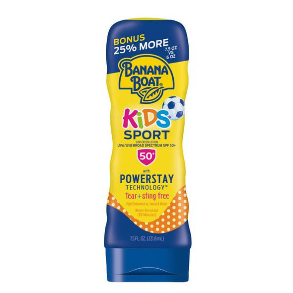 Banana Boat 7.5 oz Kids Sport Lotion Sun Screen SPF 50