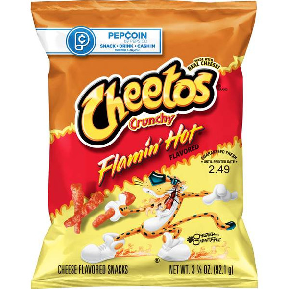 Cheetos 3.25 oz Flamin Hot Cheetos