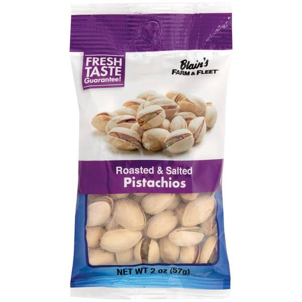 Blain's Farm & Fleet 2 oz Roasted and Salted Pistachios