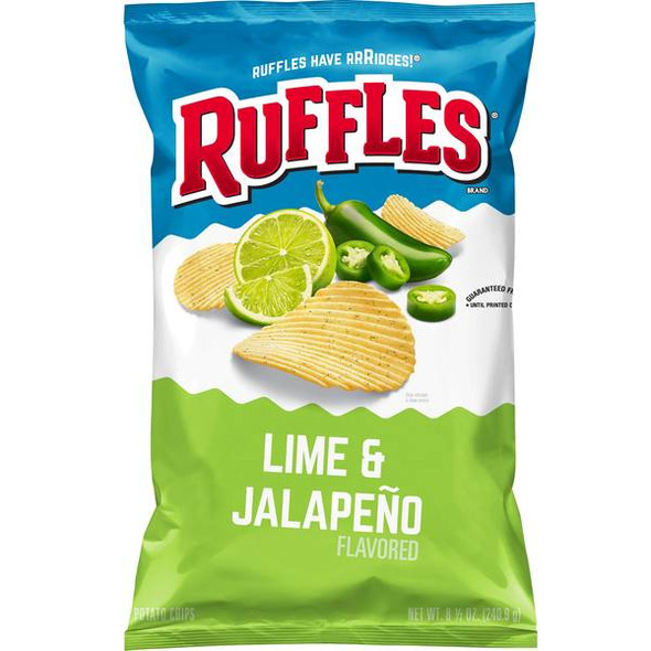 Ruffles 8 oz Lime & Jalapeno Chips