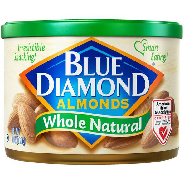 Blue Diamond 6 oz Whole Natural Almonds