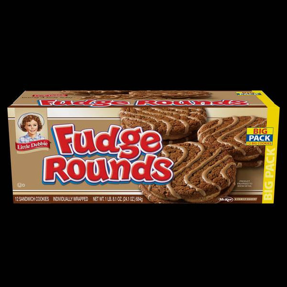 Little Debbie 12-Pack Fudge Rounds