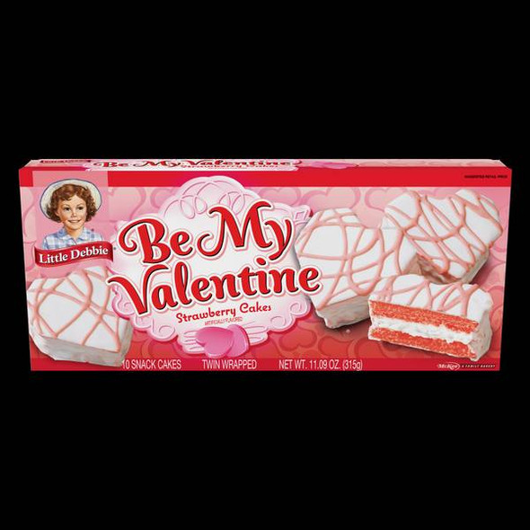 Little Debbie Be My Valentine Strawberry Cakes