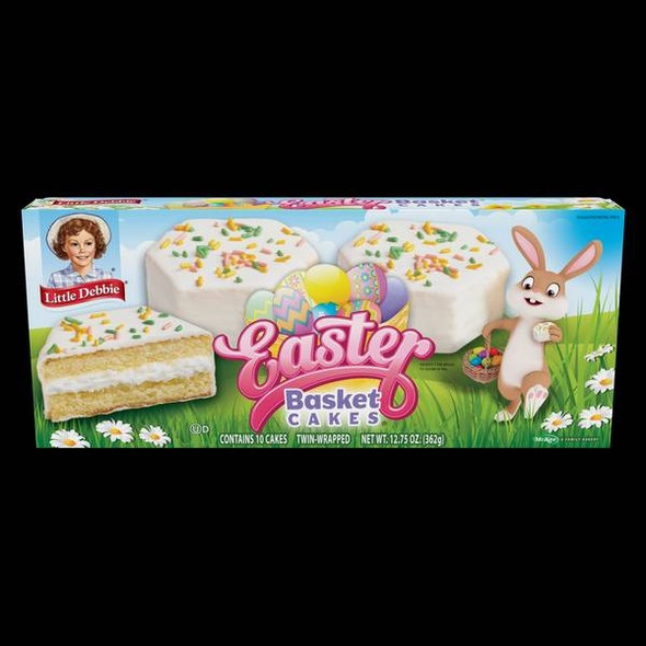 Little Debbie Easter Basket Vanilla Cakes