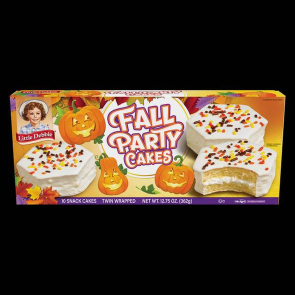 Little Debbie Fall Party Vanilla Cakes