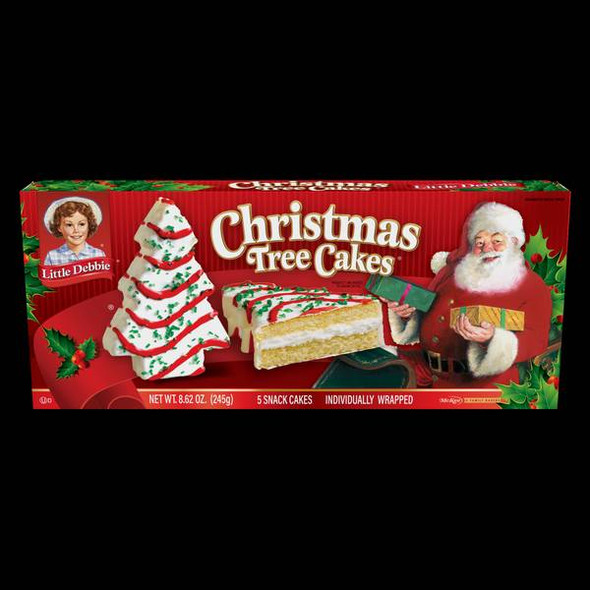 Little Debbie Christmas Tree Vanilla Cakes