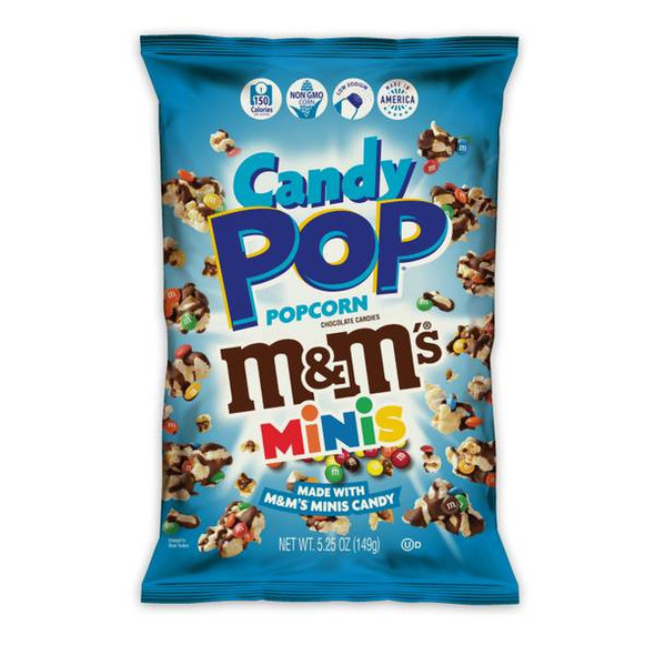 Candy Pop 5.25 oz M&M's Mini Popcorn