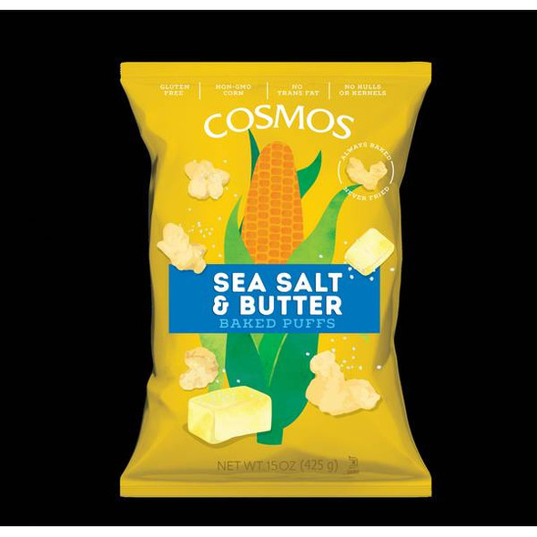 Cosmos Creations 15 oz Sea Salt & Butter Baked Puffs