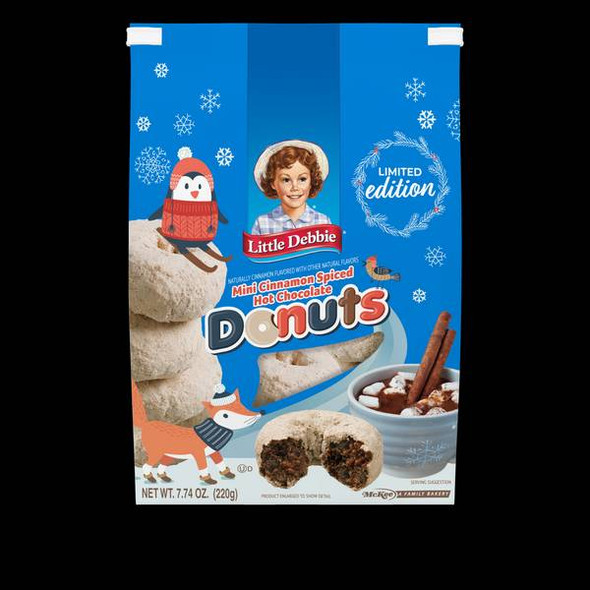 Little Debbie Cinnamon Spiced Hot Chocolate Mini Donuts