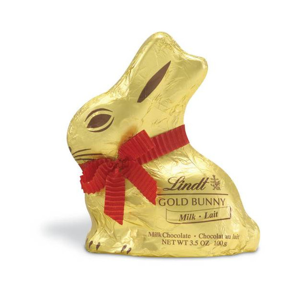 Lindt 3.5 oz Milk Chocolate GOLD BUNNY