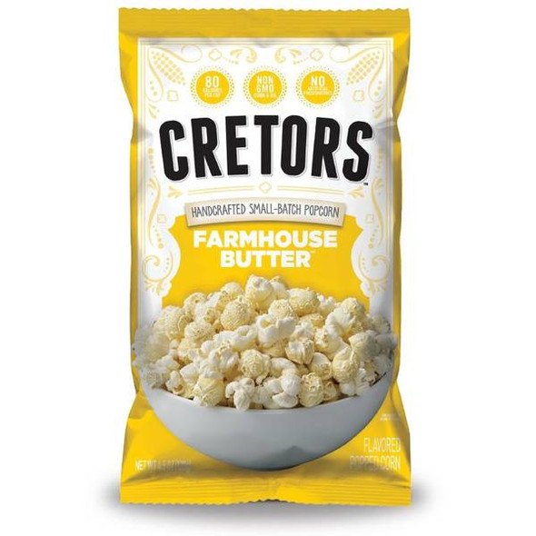 Cretors 4.5 oz Farmhouse Butter Popcorn