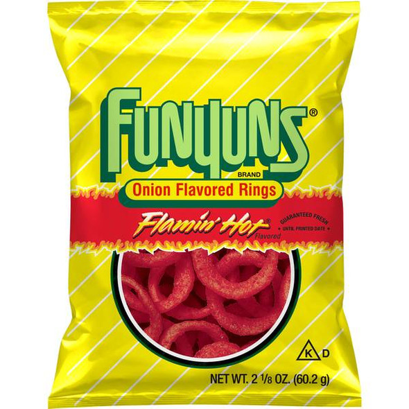 Funyuns 2.125 oz Hot Onion Flavored Rings