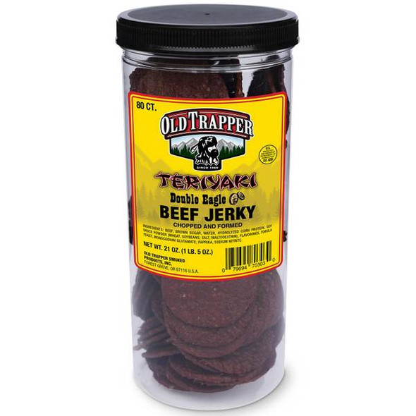 Old Trapper 80-Count Teriyaki Double Eagle Jerky Jar