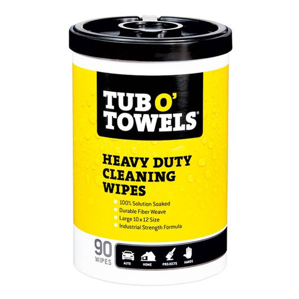 Tub O Towels 90-Count Heavy Duty Wipes