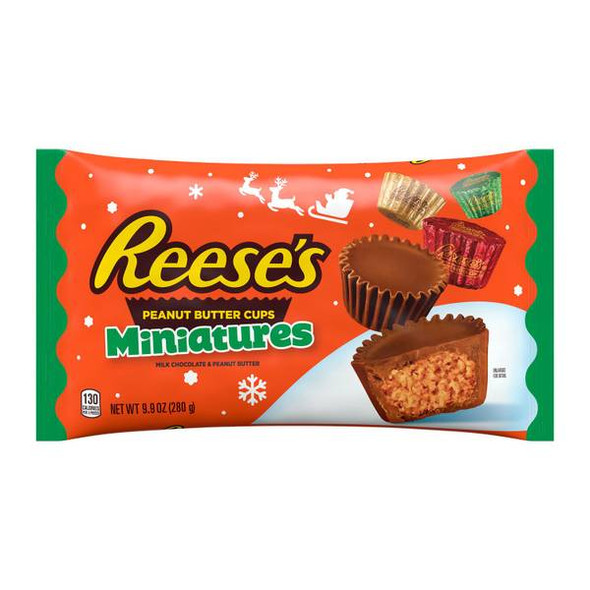 Reese's 9.9 oz Miniatures Peanut Butter Cups Candy Bag
