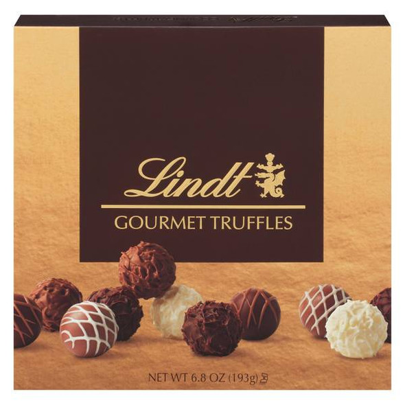Lindt 6.8oz Gourmet Truffles Gift Box