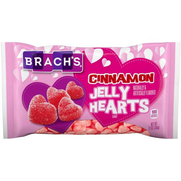 Brach's 12 oz Cinnamon Jelly Hearts