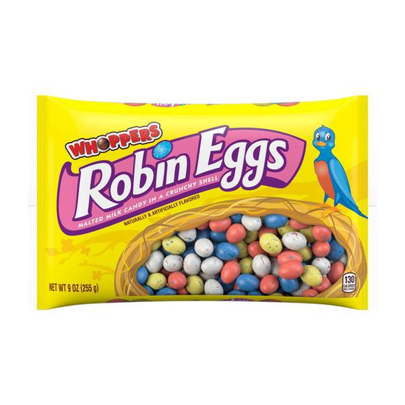 Whoppers 9 oz bag Robin Eggs Malted Milk Candy in Crunchy Shell