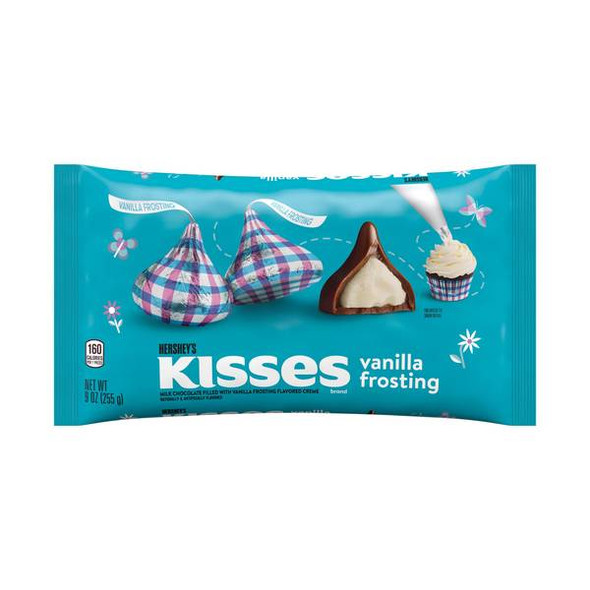 Hershey's 9 oz KISSES Milk Chocolate and Vanilla Frosting Creme