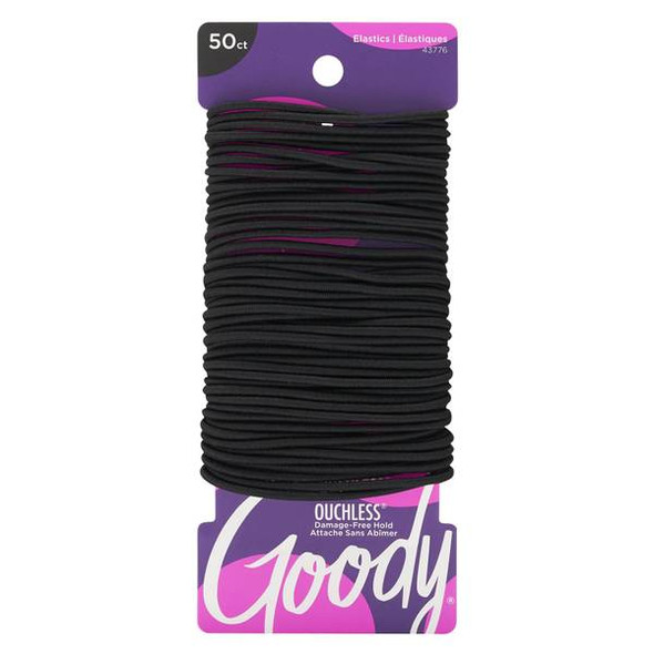 Goody 50 Count 2MM Ouchless Elastics