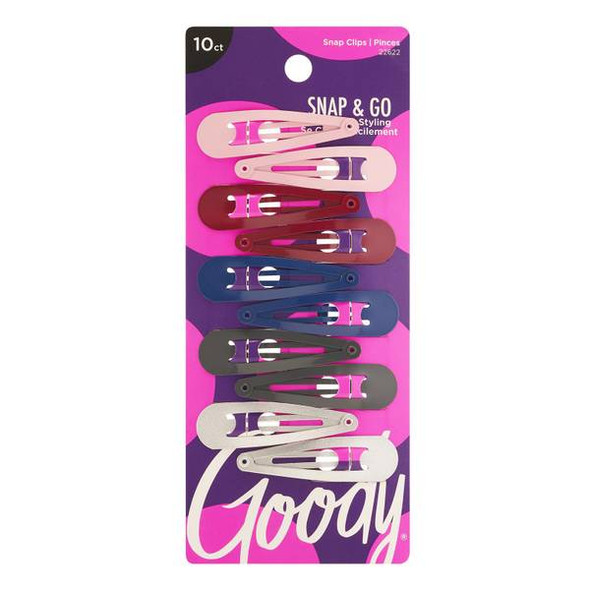 Goody 10 count Diva Contour Clip Metal