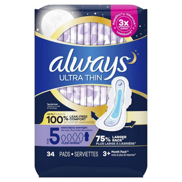 Always Ultra Extra Heavy Overnight Pads