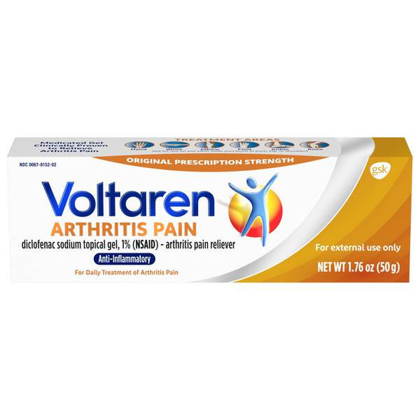 Voltaren Arthritis Pain Gel for Topical Arthritis Pain Relief 1.76 oz