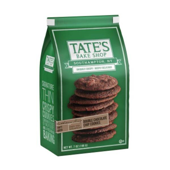 Tate's Bake Shop 7 oz Double Chocolate Chip Cookies