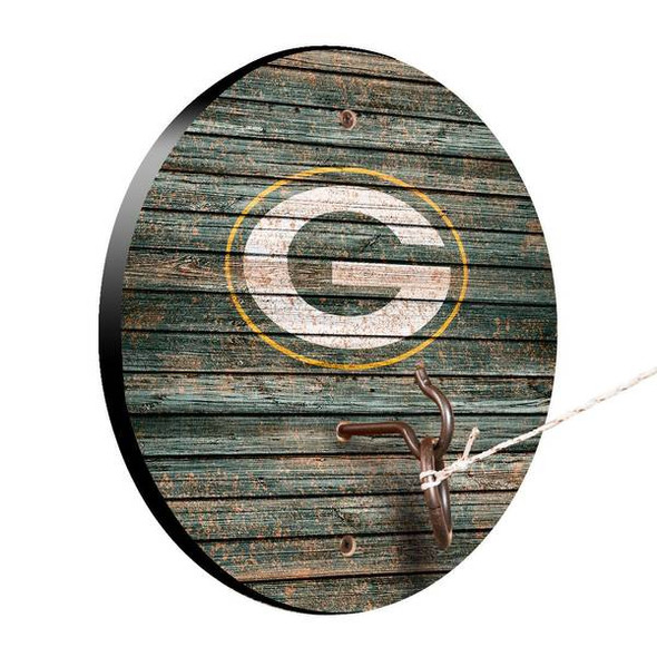 Victory Tailgate Green Bay Packers Hook and Ring Game Weathered Design