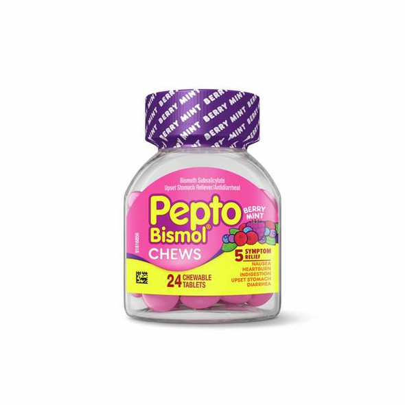 Pepto Bismol 24-Count Berry Mint Chews